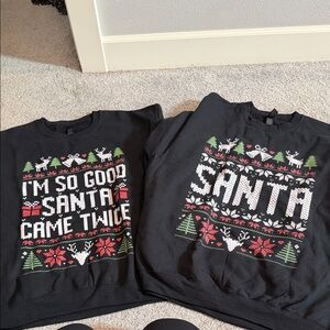Dirty / funny couples Christmas sweaters!
